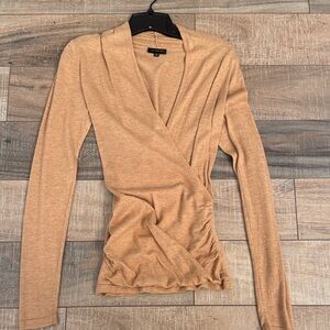 The Limited Camel Knit Top